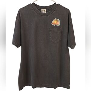 OLD GUYS RULE TROPICAL DOUBLE SIDED GRAPHIC T-SHIRT. SIZE LARGE.